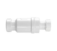 McAlpine MACVALVE-2 Self-Closing Waste Valve 1.1/2" BSP Female Inlet x Compression Outlet - Plastic - MACVALVE-2.