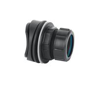 McAlpine Mechanical Soil Black Boss Connector For Pipe 1.25" BOSSCONN-1.25B McAlpine Black