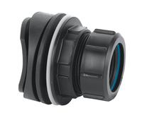 McAlpine Mechanical Soil Black Boss Connector For Pipe 1.25" BOSSCONN-1.25BL McAlpine Black