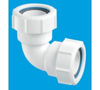 McAlpine MS4 1.25" 90° Multifit Bend in White McAlpine White
