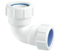 McAlpine Multifit 90 Degree Bend - White 32mm x 32mm - MS4-ISO