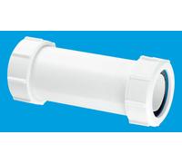 McAlpine MT18E 1.5" Multifit Adjustable Straight Connector in White McAlpine White