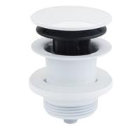 Mcalpine Multi-Function Centre-Pin Basin Waste - 1.25" X 60mm White For Sinks And Basins