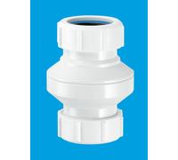 McAlpine Multifit In-Line Screened / Filter Pipe Coupling 2" ZWILF in White McAlpine White