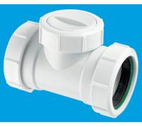 McAlpine Z28M-NRV Multifit Universal Waste Pipe 50mm 2" Inline Non Return Valve