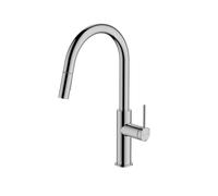 McAlpine Ness Side Lever Pull Out Kitchen Mixer Tap - Chrome in Silver McAlpine Silver