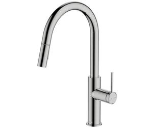 Mcalpine Ness Single Lever Pull-Out Kitchen Mixer Tap, Chrome, Eco Start & Fast Fit