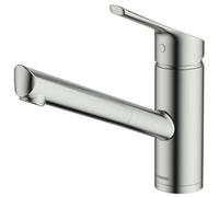 Mcalpine Nethy Top Lever Pullout Kitchen Mixer Tap - Brushed Nickel