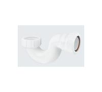 McAlpine P10 1.25" 19mm Water Seal Multifit Outlet Bath Trap in White McAlpine White