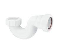 McAlpine P10 1.25" 19mm Water Seal Multifit Outlet Bath Trap in White McAlpine White