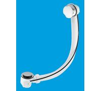 McAlpine PUB-CP 1.5" x 70mm Pop-Up Bath Waste & Overflow in White McAlpine White