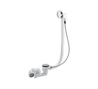 Mcalpine Pub-Pb-700 1.5" X 70mm Polished Stainless Steel Flange Chrome Plated Brass Push Button Action Pop-Up Bath Waste 700mm