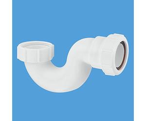 McAlpine Q10 Bath Trap with 19mm Compression Joint Joining Seal Metric 40mm Equivalent Size 1½"