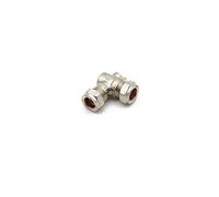 McAlpine QQM Iso Valve Ang 15mm CP in Silver McAlpine Silver
