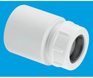 McAlpine R17 1.5" x 19/23mm Reducer in ABS in White McAlpine White