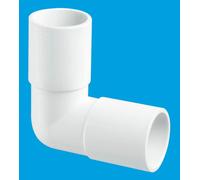 McAlpine R2 3/4" 90° Overflow Bend in White McAlpine White