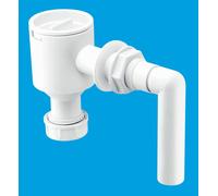 McAlpine R30 3/4" Complete Screened Tank Overflow Connector in White McAlpine White