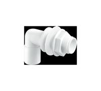 McAlpine R5 3/4" Bent Overflow Tank Connector in White McAlpine White