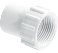 Mcalpine R6 0.75" Straight Female Overflow Coupling With Fixed Nut