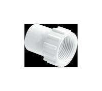 McAlpine R6 ¾" Straight Female Overflow Coupling with fixed nut