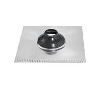 Mcalpine RS1 Aluminium Roof Flashing 18" x 18" for 4"/110mm pipe