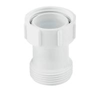 Mcalpine S12A-3 BSP Female x BSP Male Coupling, 1.25" BSP x 3" Length, White