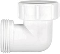 Mcalpine S4U 1.25" 90 Degree Bend - Female Inlet Nut X Bsp Male Connector