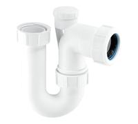 McAlpine SA10V 1.25-Inch Tubular Swivel Anti-Syphon 'P' Trap - White