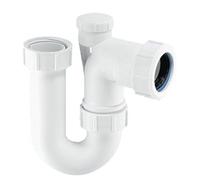 McAlpine SC10V 1½" 75mm Water Seal Tubular Swivel Anti-Syphon (Silentrap) P Trap with Universal Outlet
