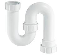 McAlpine SD10 Tubular Swivel 'S' Trap, White