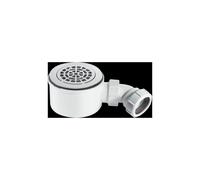 McAlpine Shallow Shower Trap Chrome 70mm High x 90mm x 1.5" outlet ST90CPB-P in White McAlpine White