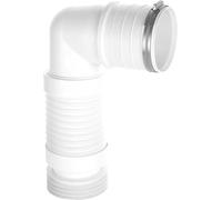 McAlpine Short 90 Degree Back to Wall Flexible WC Connector 90mm Outlet WC-CON8F18-S-BTW