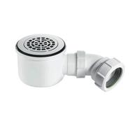 McAlpine Shower Trap 11/2 x 90mm Plastic - ST90WH10 - 50mm Water Se in White McAlpine White