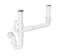 McAlpine 1" x 75mm Double Bowl Sink Kit SK2A