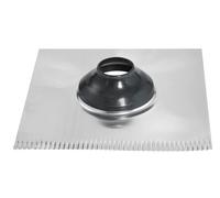 McAlpine Slate with Aluminium Base Measurement 18" × 18" for Pipe Size 2" RS7 in Silver McAlpine Silver