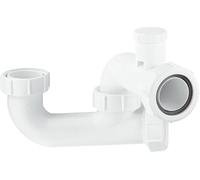 McAlpine SM10V 50 mm Seal Anti-Syphon Bath Trap with Cleaning Eye - White