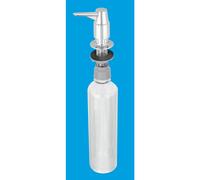 McAlpine SOAP-CP Soap Dispenser for Sink:½ litre bottle with Chrome Plated Plastic Top