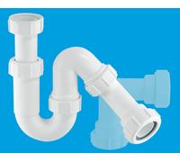 McAlpine SP10 1.25" 75mm Water Seal Tubular Swivel All One Trap in White McAlpine White
