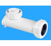 McAlpine Space Saving Hand Basin Valve 1 1/4" White WHB-1