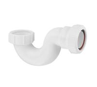 Mcalpine Space Saving P Bath Trap White (Dia)40mm 90G