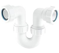 McAlpine SR10 Running Tubular Swivel 'P' Trap-1.25 inch, White