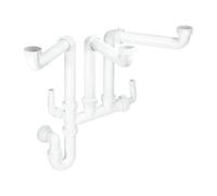 Mcalpine Ssk3 Three Bowl Space Saver Plumbing Kit