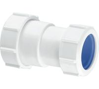 McAlpine ST28L-ISO Multifit Straight Connector 1.25" x 40mm for Versatile Plumbing | Multifit x European Pipe Size