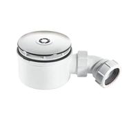 McAlpine ST90CB10-70 90mm Shallow Shower Trap - 70mm High in White McAlpine White