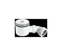 McAlpine ST90CB10-HP 90mm x 50mm Water Seal Shower Trap with 2" Universal Ou in White McAlpine White