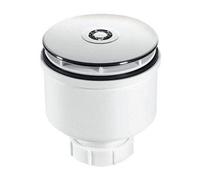 McAlpine 90mm x 50mm Shower Trap with 2" Outlet & Removable Flange - ST90CB10-V