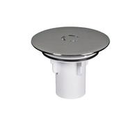 ST90CBTOP+TUBE Chrome Plated Brass Flange And Dip Tube For ST90 Traps McAlpine White One Size