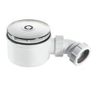 McAlpine ST90CP10-70 90mm Shallow Shower Trap 70mm High - 50mm Water Seal, 1½" BSP Outlet