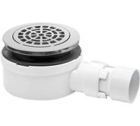 McAlpine 90mm Shallow Shower Trap - 53mm Height, Efficient Wastewater Removal - ST90CPB-P-53