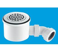 McAlpine ST90CPB-P-HP2 1.5" 90mm Hi-Flow Shower Trap in White McAlpine White